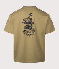 Relaxed Fit Stones Graphic T-Shirt: 2EL1 Cedar 
