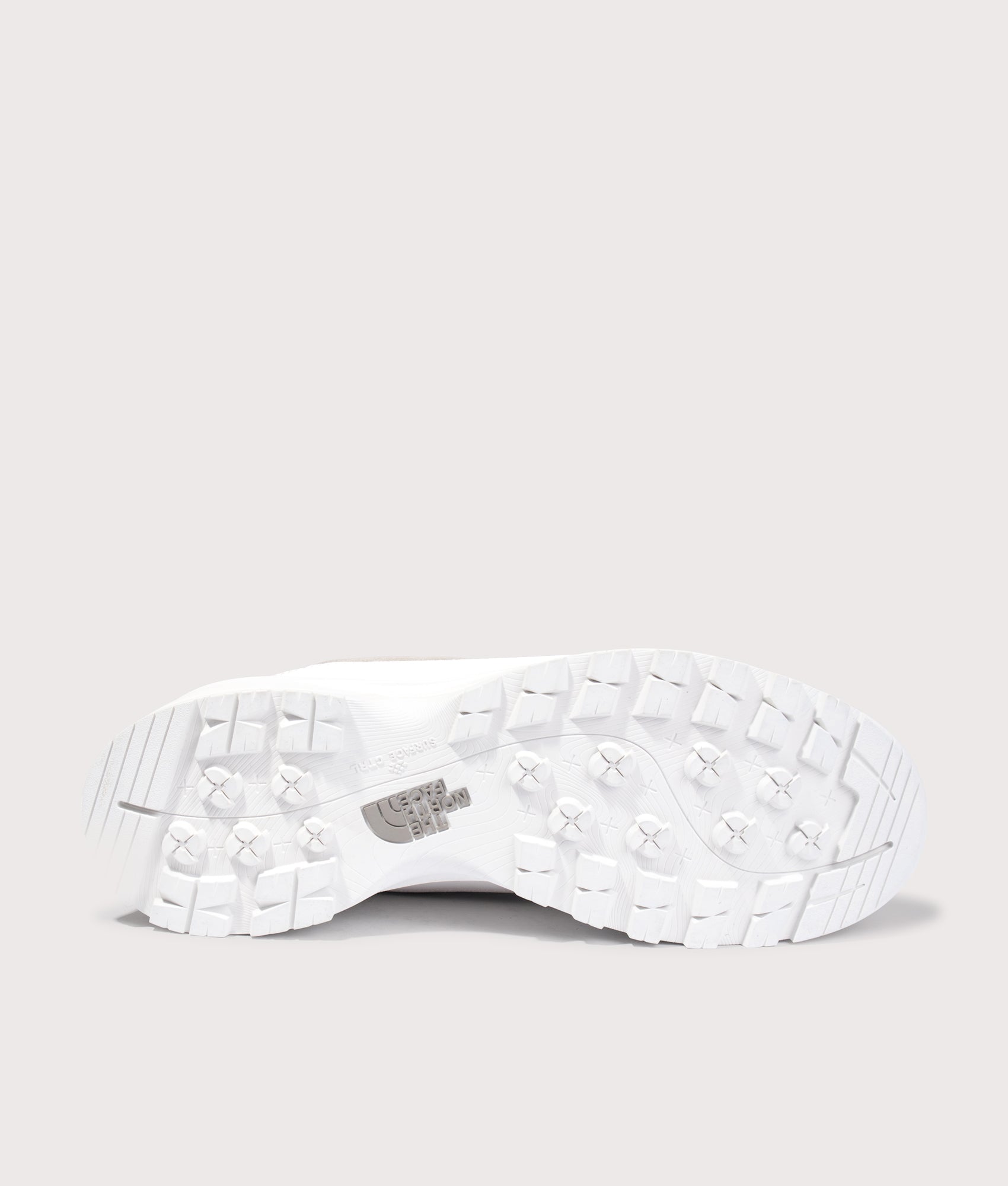 Glenclyffe Urban Low Shoes Stone Slab/White by The North Face. Shot by EQVVS. Sole shot.