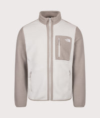 Regular Fit Yumiori Zip Through Fleece: P48 Cumulus Cloud/Stone Slab 