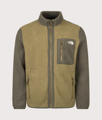 Regular Fit Yumiori Zip Through Fleece: RL2 Caraway Seed/New Taupe Green 