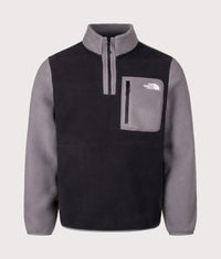 Regular Fit Yumiori Quarter Zip Fleece: WOO TNF Black/Smoked Pearl 