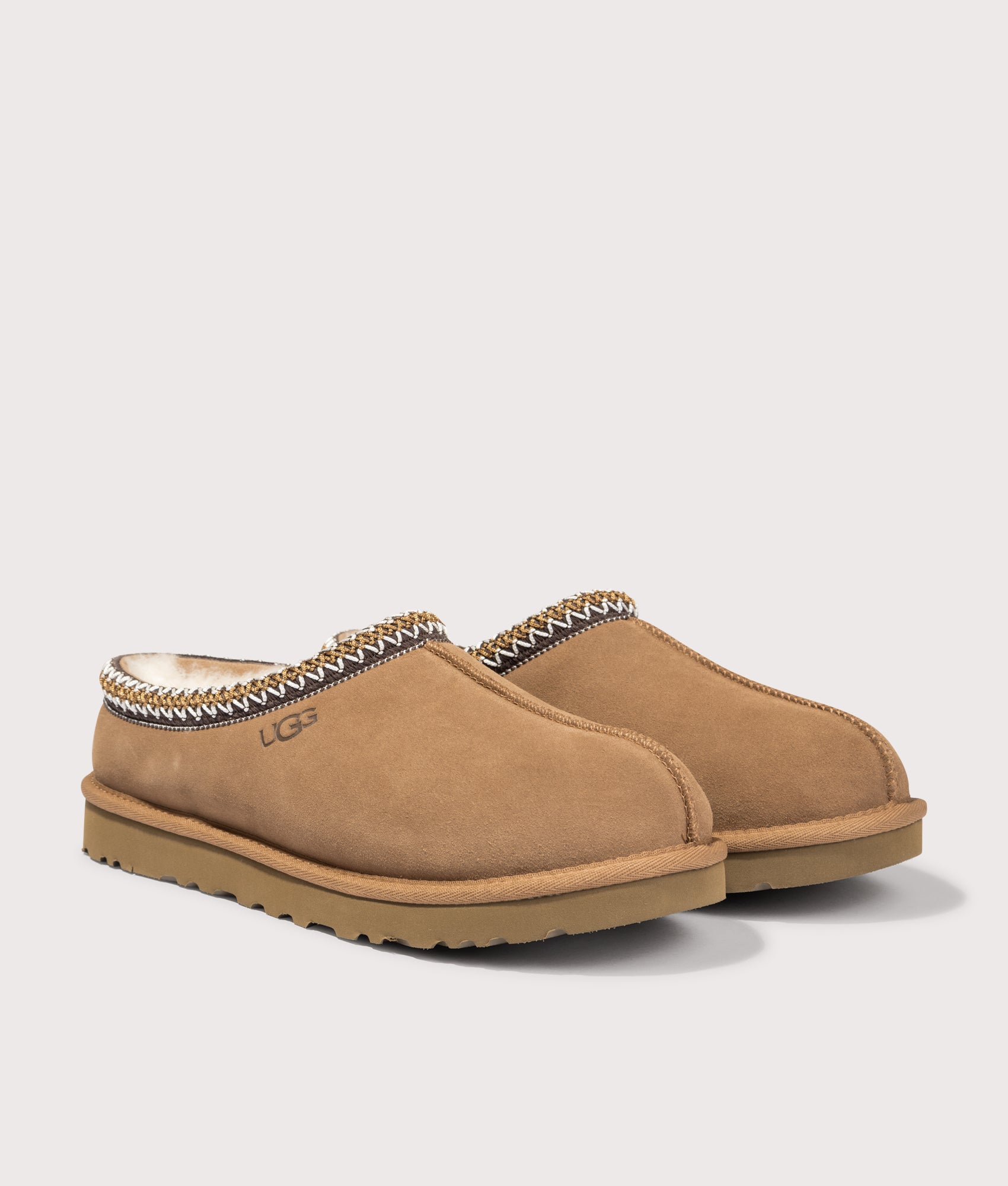 Tasman II Slippers in Chestnut | UGG | Shot at EQVVS | Font angle shot 