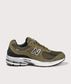 2002R Sneakers by New Balance in U2002RR Woodland. Shot by EQVVS. Front shot.
