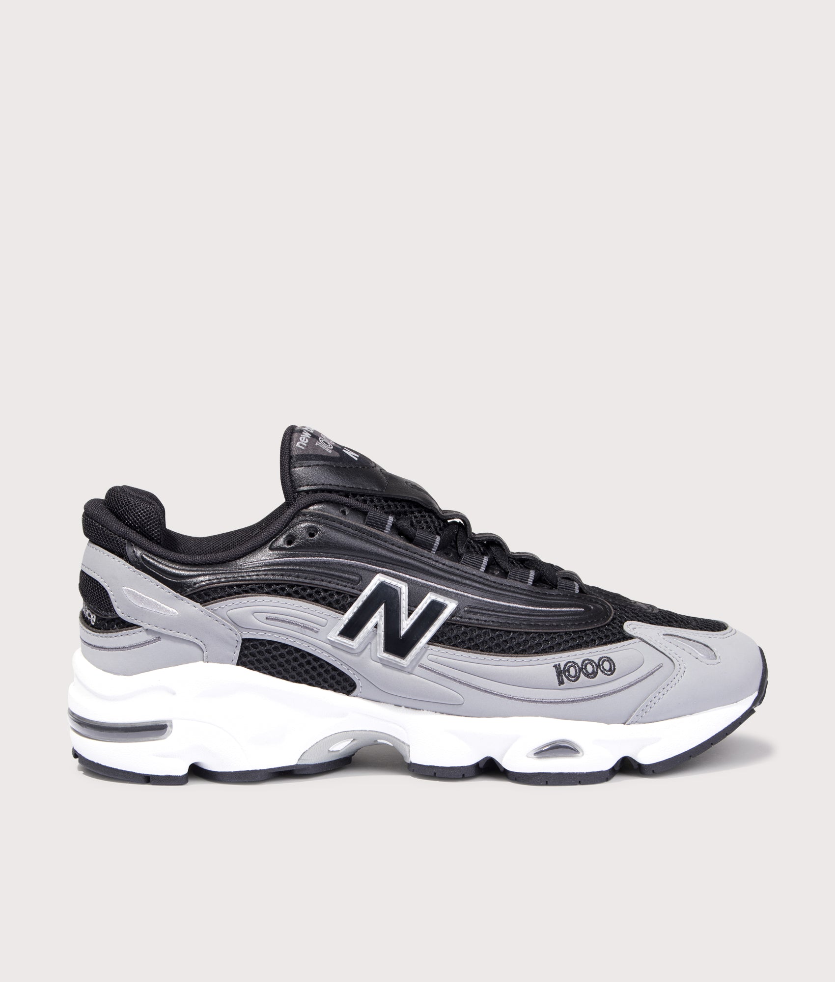 1000 Sneakers in Slate Grey | New Balance | EQVVS | Side shot 