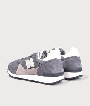 New Balance 475 in Castlerock at EQVVS Menswear. Angled back shot.