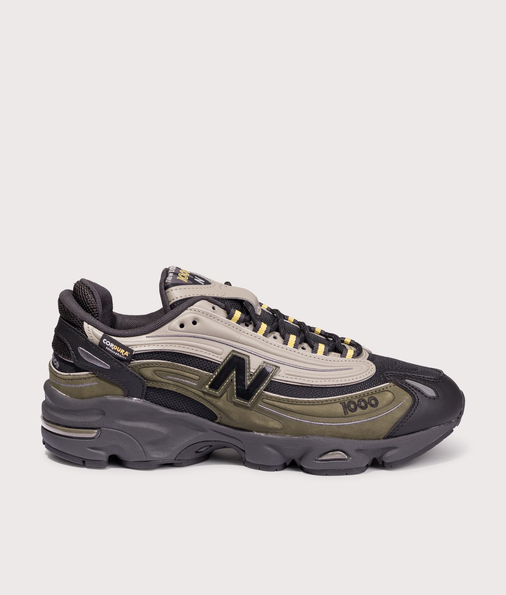 1000 Sneakers in Woodland | New Balance | EQVVS | Side shot 