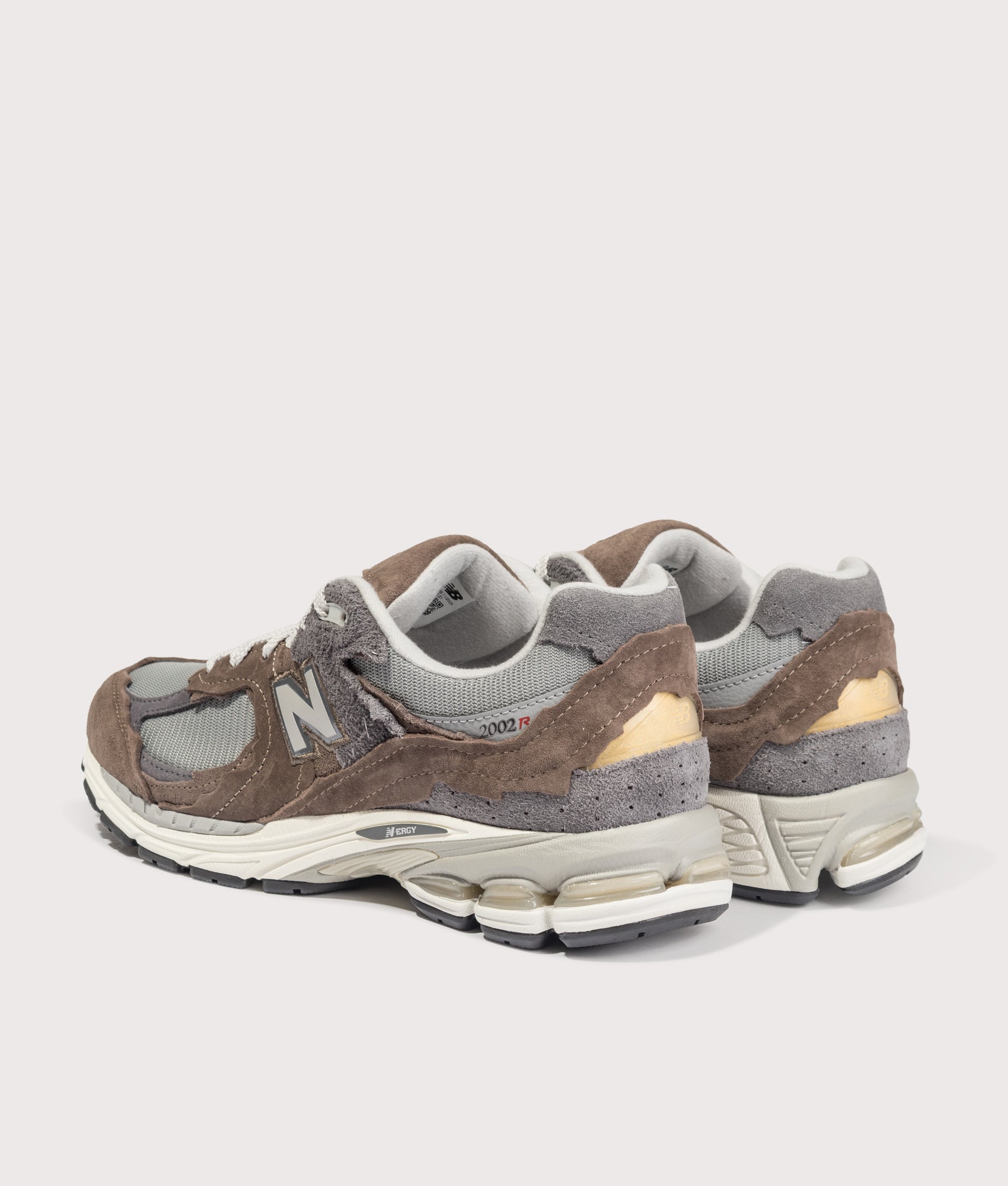 New Balance 2002D Protection Pack Sneakers in Cortado at EQVVS Menswear. Angled back shot.