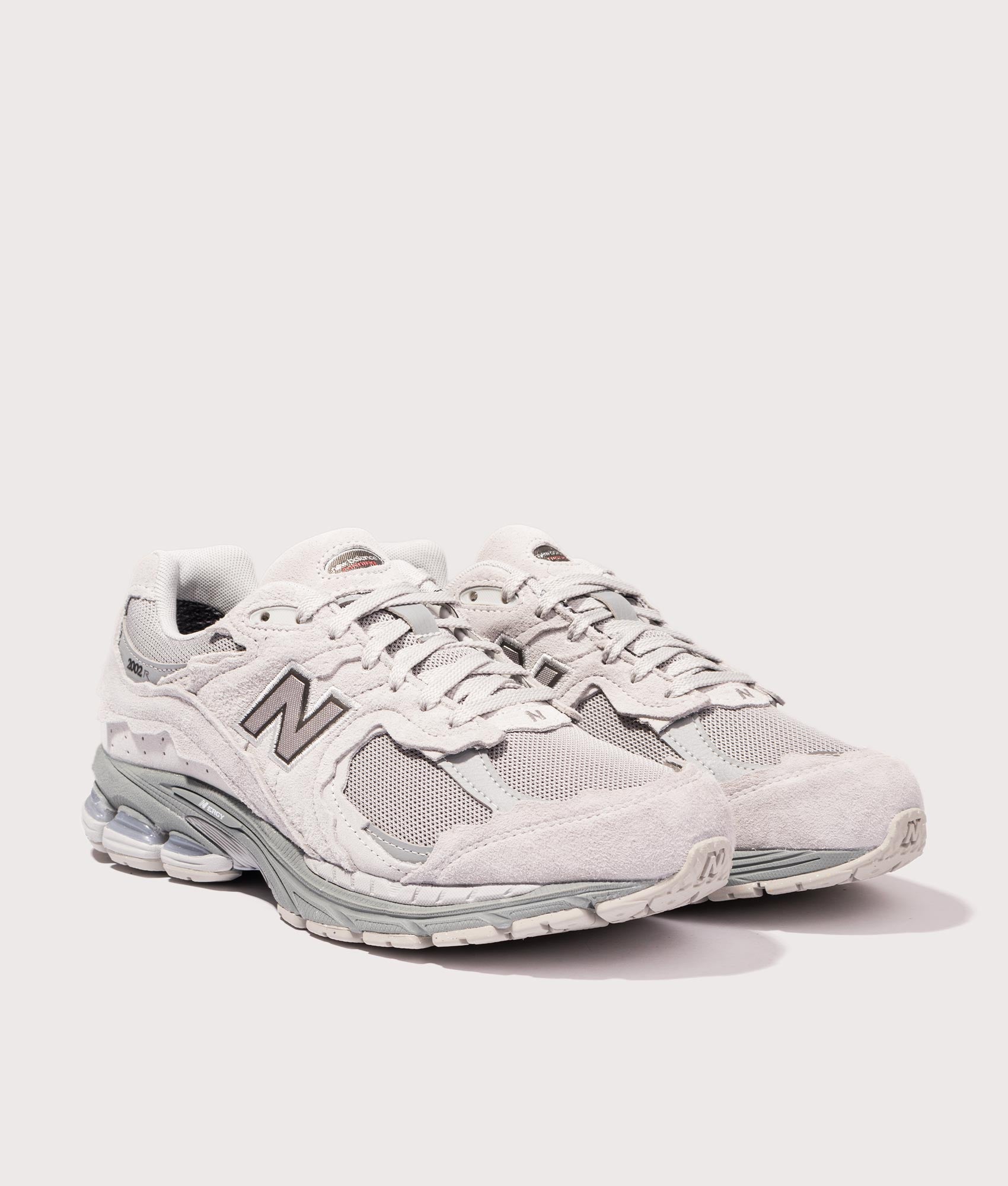 2002DX Sneakers in Slate Grey | New Balance | EQVVS | Front angle shot 