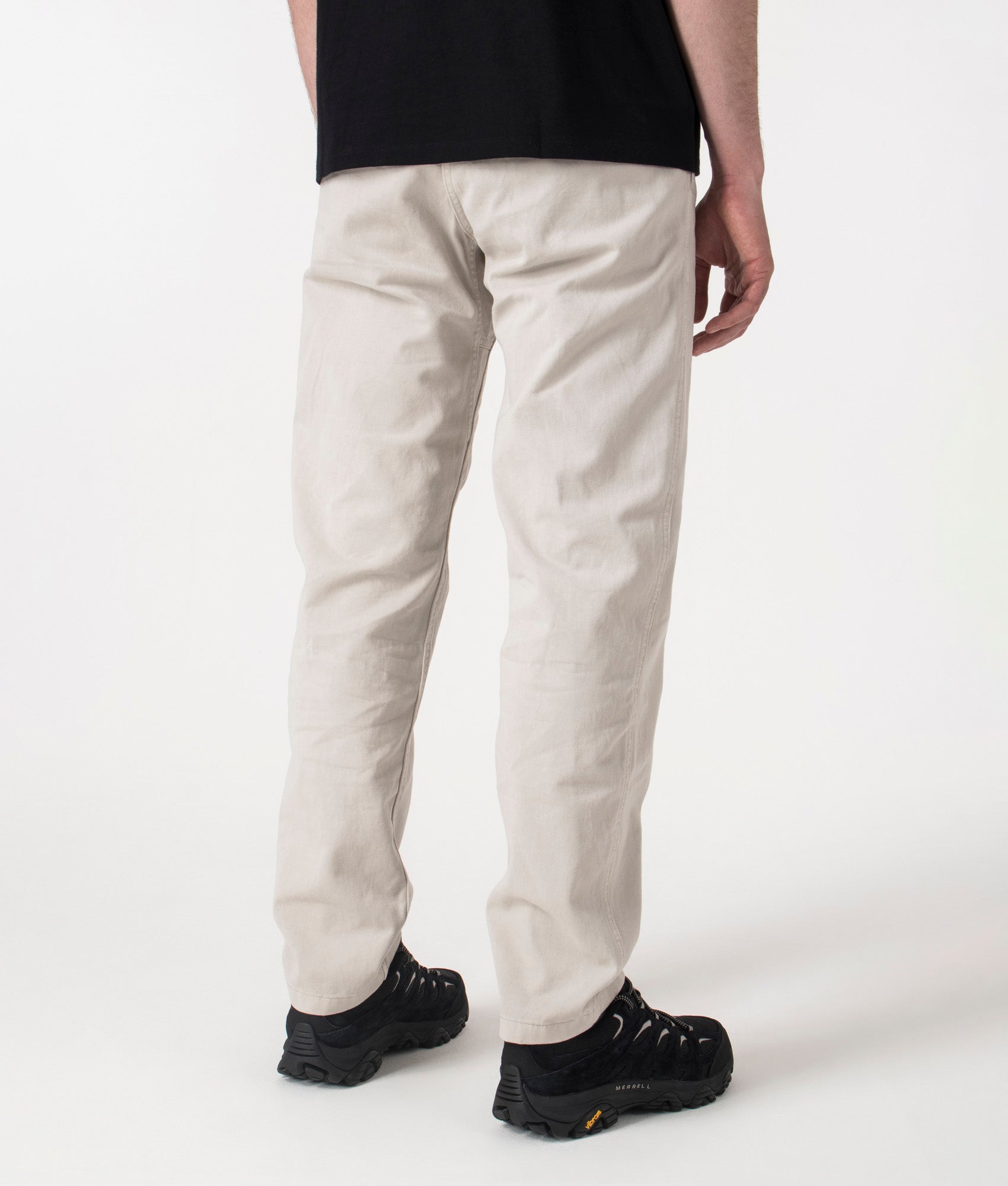 Gramicci Relaxed Fit Gramicci Pants in Dune Pigment at EQVVS. Back Shot.