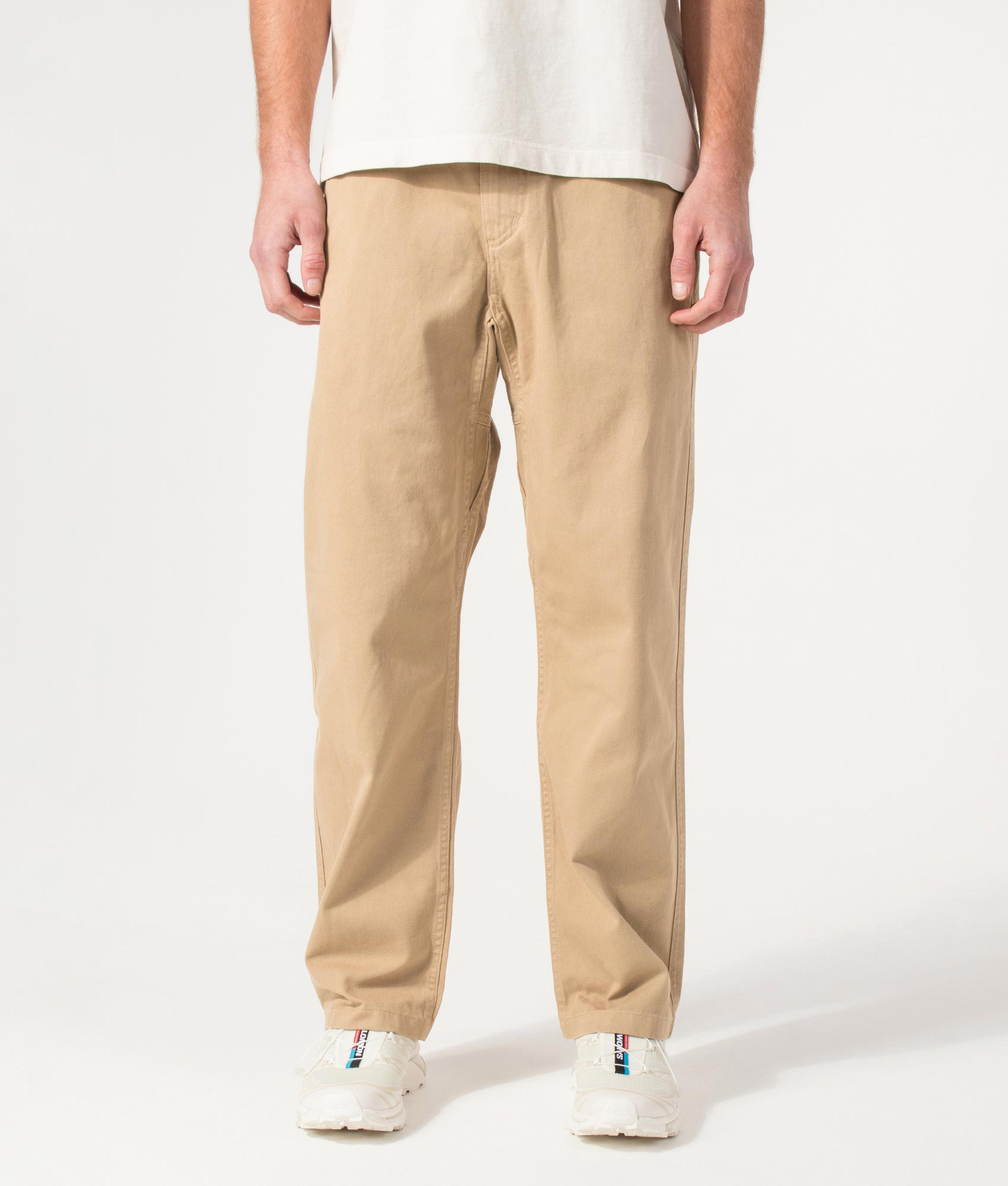 Straight Fit Gramicci Pants in Chino by Gramicci. Shot by EQVVS. Front shot.