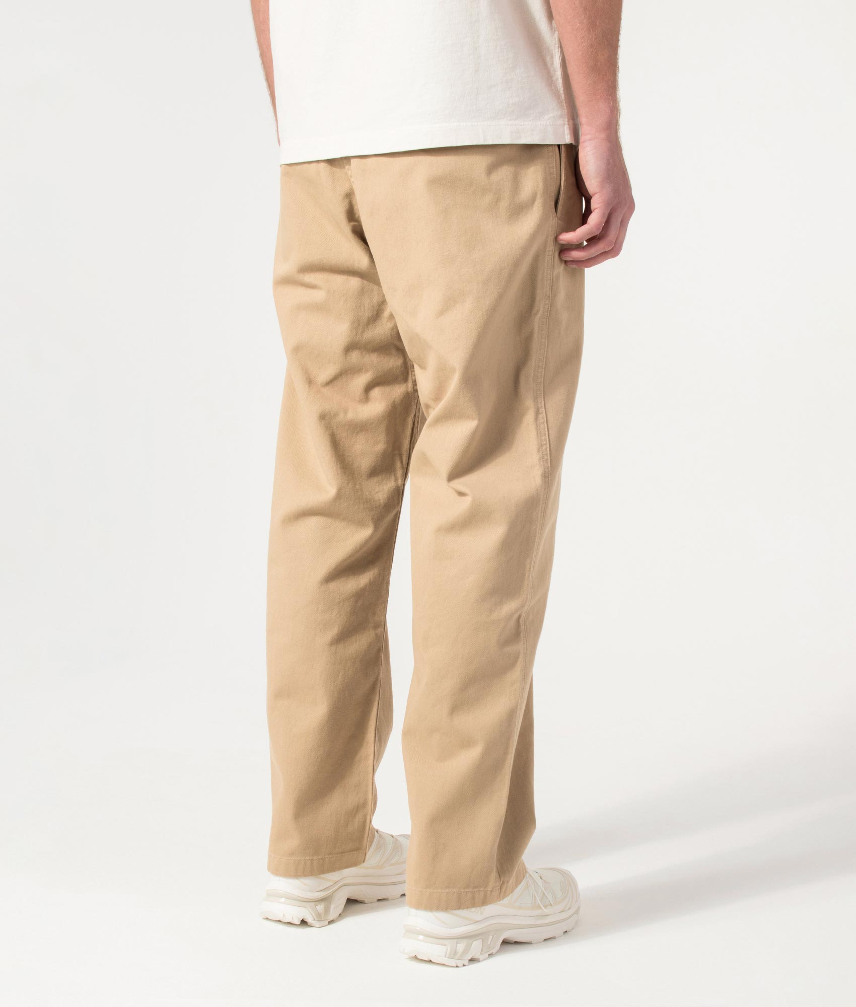 Straight Fit Gramicci Pants in Chino by Gramicci. Shot by EQVVS. Back shot.