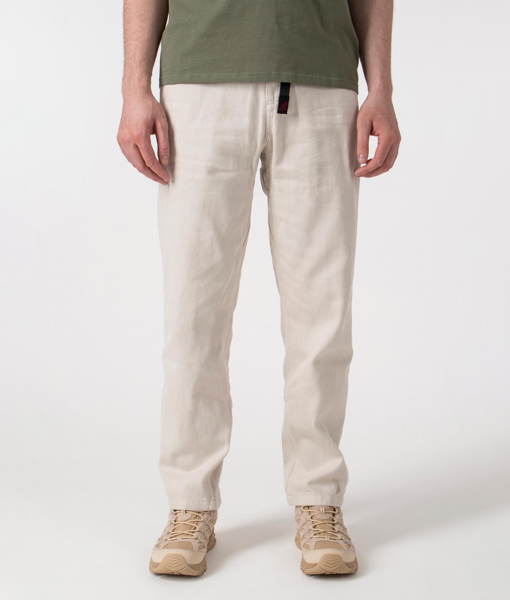 Gramicci Hemp Gramicci Pants in Stone at EQVVS. Front Shot.