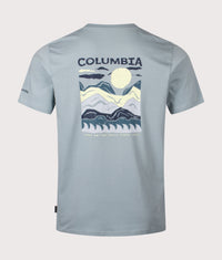Explorers Canyon Back T-Shirt: 461 Crushed Blue/ Peaks and Waves 