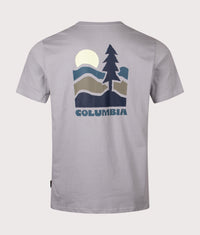 Explorers Canyon Back T-Shirt: 038 Columbia Grey/ Get Hiked 