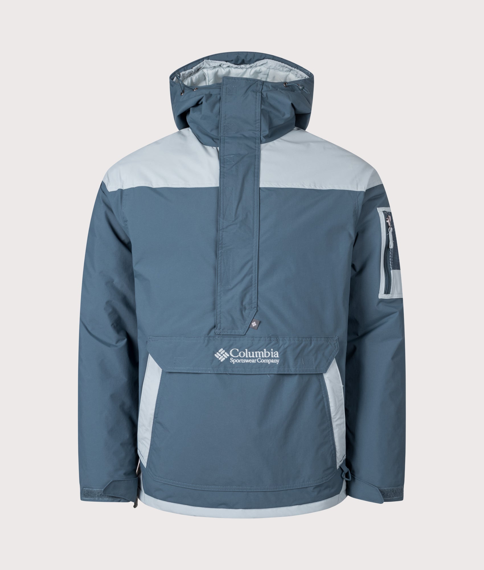 Challenger II Pullover Jacket in Everblue/Crushed Blue | Columbia | EQVVS | Front shot 