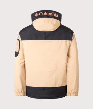 Challenger II Pullover Jacket in Canoe/Black | Columbia | EQVVS | Back shot 
