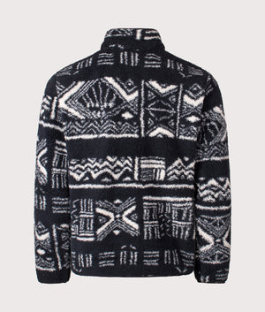 Rugged Ridge High Pile Quarter Zip Sweatshirt in Black Deschutes Days. | Columbia | Shot at EQVVS | Back shot 