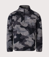 Rugged Ridge High Pile Quarter Zip Fleece: 011 Black Mod Camo 