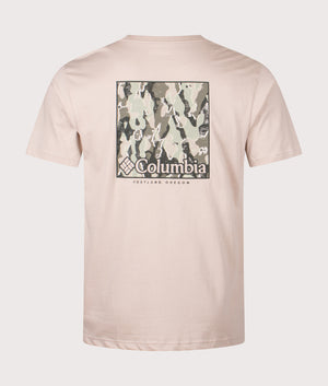 North Cascades T-Shirt in a Collegiate Dark Stone/Framed Treebark | Columbia | Shot at EQVVS | Back shot 