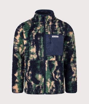 Winter Pass Reversible Fleece Full Zip Sweatshirt in Collegiate Navy | Columbia | Shot at EQVVS | Front outter shot 
