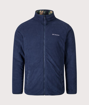 Winter Pass Reversible Fleece Full Zip Sweatshirt in Collegiate Navy | Columbia | Shot at EQVVS | Front inner shot  