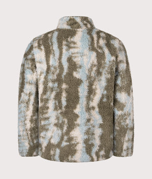Winter Pass Reversible Fleece Full Zip Sweatshirt in Stone Green Treebark | Columbia | Shot at EQVVS | Back outer shot 
