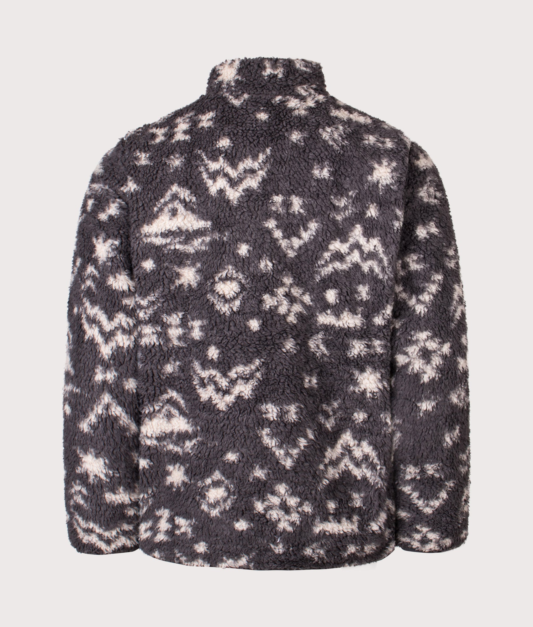 Winter Pass Reversible Fleece Full Zip Sweatshirt in Shark | Columbia | Shot at EQVVS | Back outer shot 