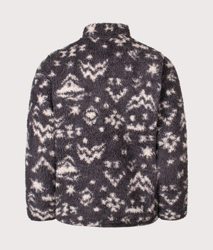 Winter Pass Reversible Fleece Full Zip Sweatshirt in Shark | Columbia | Shot at EQVVS | Back outer shot 