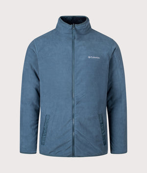 Winter Pass Reversible Fleece Full Zip Sweatshirt in Everblue | Columbia | Shot at EQVVS | Front inner shot 