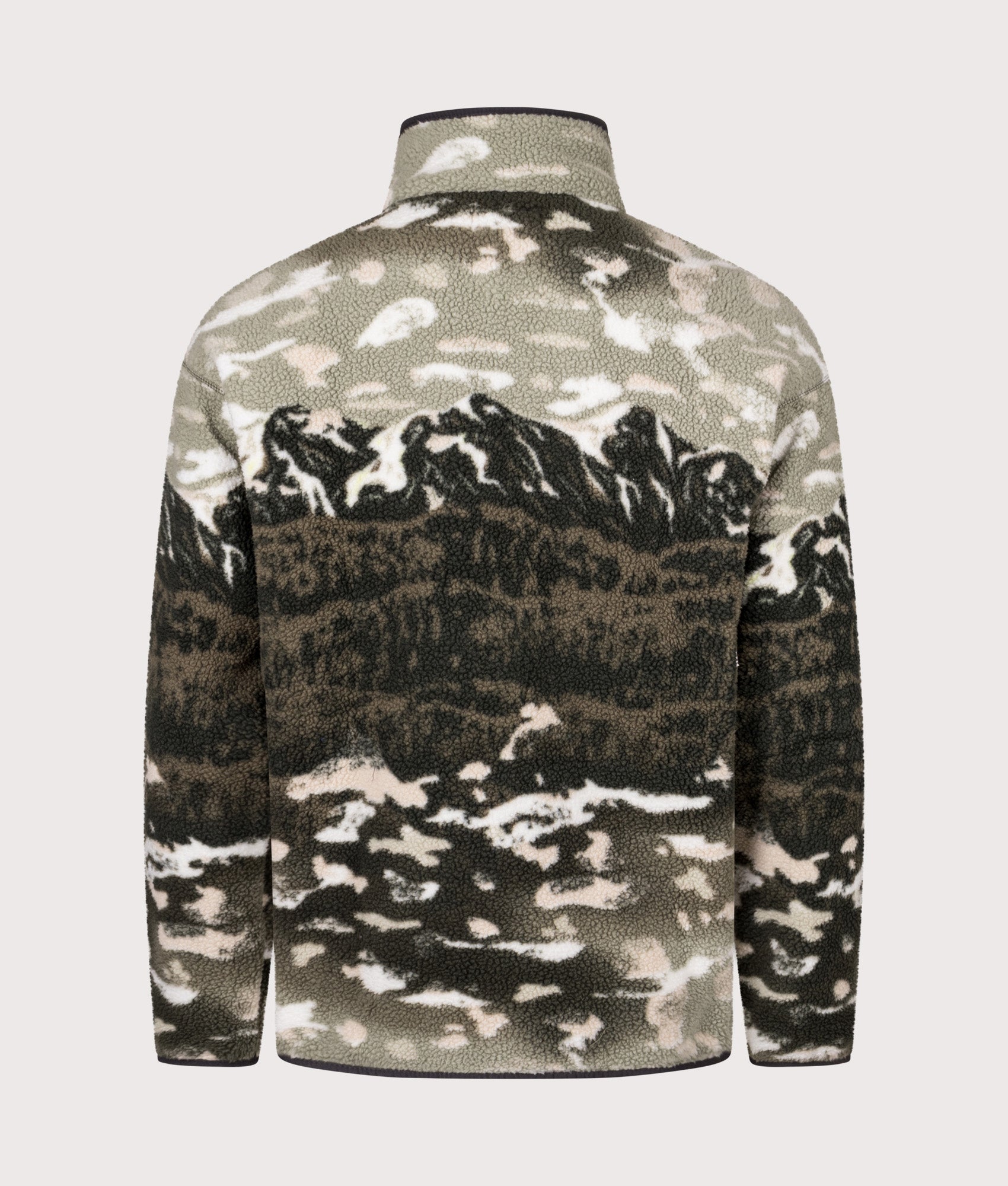 Helvetia II Printed Half Snap Fleece in Safari | Columbia | EQVVS