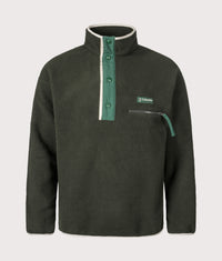 Helvetia II Half Snap Fleece Sweatshirt: 367 Greenscape 