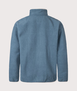 Helvetia II Printed Half Snap Fleece Sweatshirt in Greenscape | Columbia | EQVVS | Back shot 