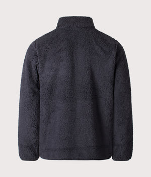Rugged Ridge High Pile Full Zip Fleece Sweatshirt in Black | Columbia | Shot at EQVVS | Back shot 