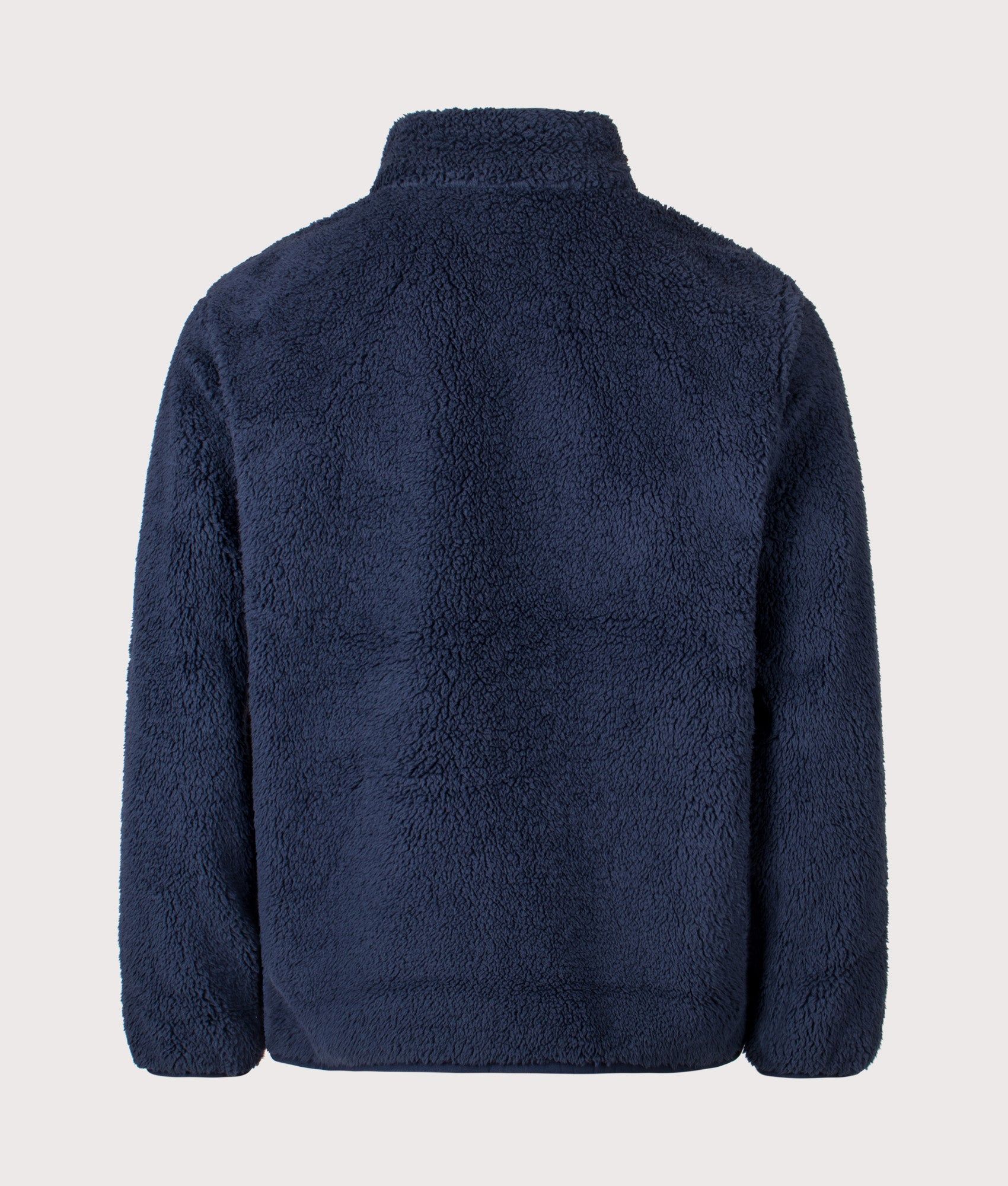 Rugged Ridge High Pile Full Zip Fleece Sweatshirt in Collegiate Navy | Columbia | Shot at EQVVS | Back shot 