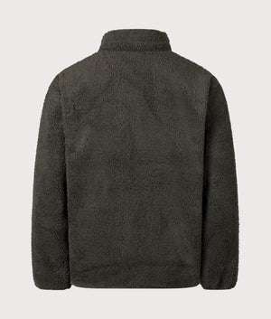Rugged Ridge High Pile Full Zip Fleece Sweatshirt in Greenscape| Columbia | Shot at EQVVS | Back shot 