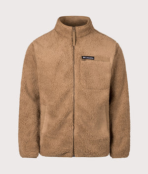 Rugged Ridge High Pile Full Zip Fleece Sweatshirt in Delta | Columbia | Shot at EQVVS | Front shot 