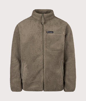 Rugged Ridge High Pile Full Zip Fleece Sweatshirt in Delta | Columbia | Shot at EQVVS | Front shot 