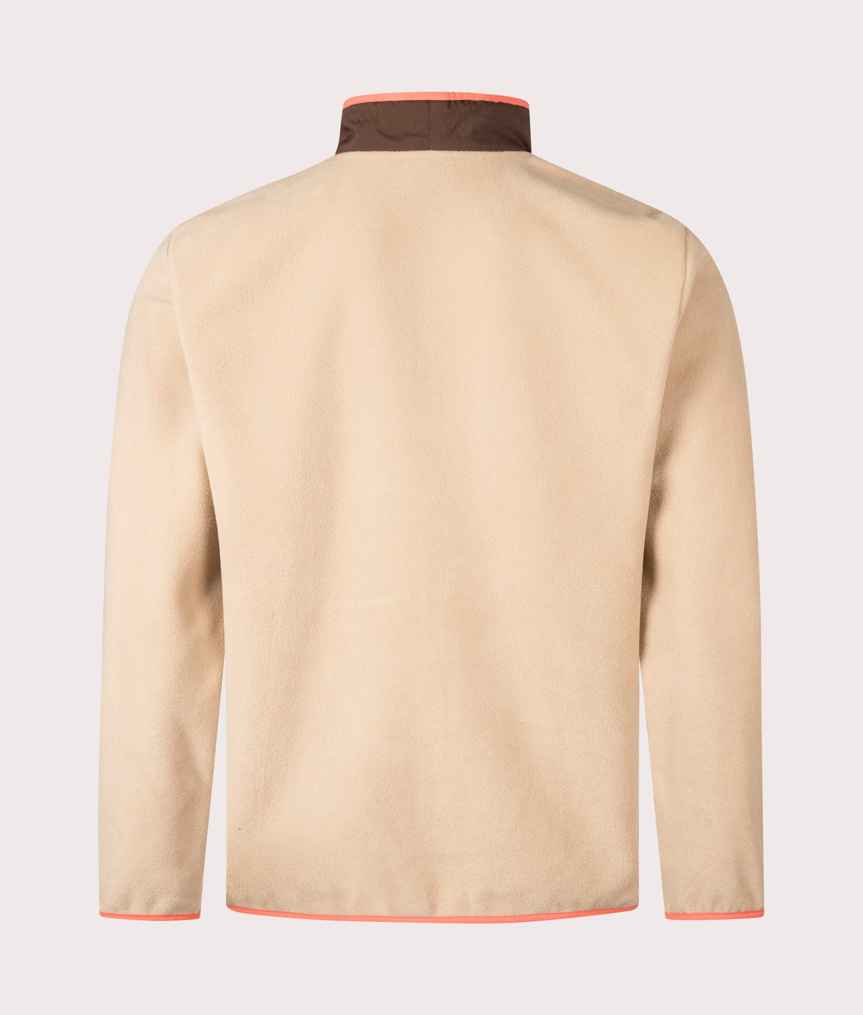 Columbia Sequoia Grove Full Zip Sweatshirt arrives in Canoe/ Tobacco at EQVVS Menswear. Back shot.