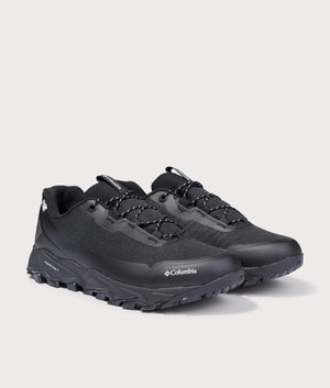 Trans Trail Outdry Waterproof Sneakers in Black | Columbia | EQVVS | Front angle shot 