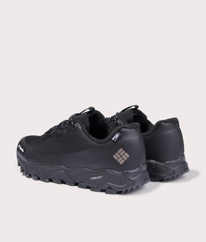 Trans Trail Outdry Waterproof Sneakers in Black | Columbia | EQVVS | Back angle shot 