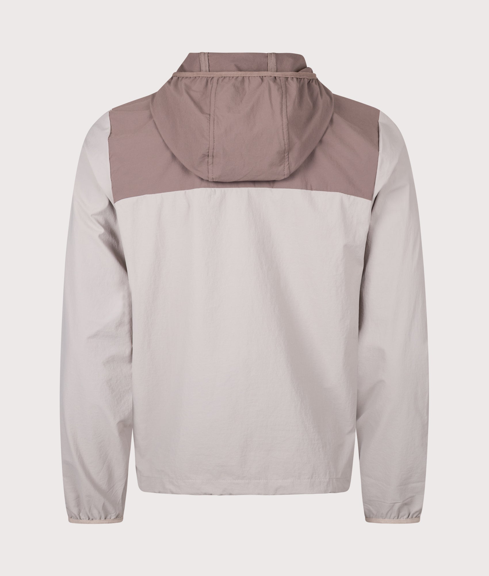 Columbia Heather Canyon II Hooded Jacket in Flint Grey/Iron at EQVVS Menswear. Back shot.