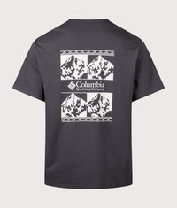 Relaxed Fit CSC Heavyweight Iconic T-Shirt: 013 Shark/Repeated Peaks 
