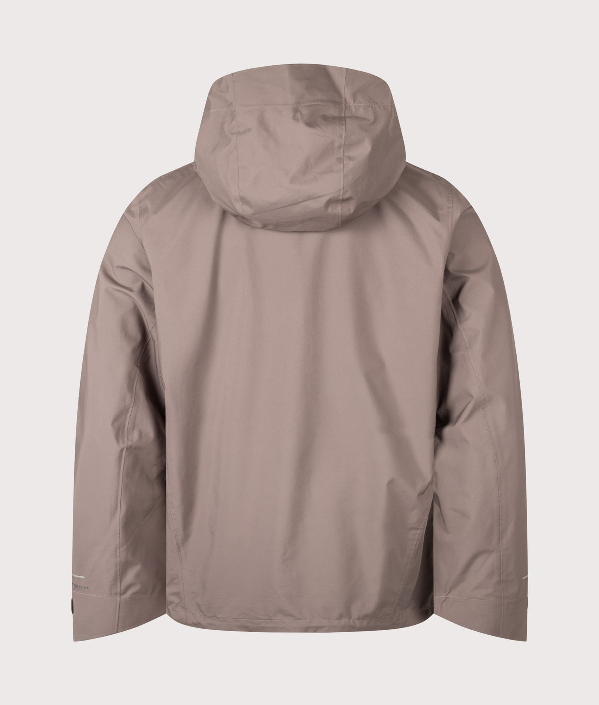 Columbia Trailborne™ 2.5L Packable Waterproof Jacket in Iron at EQVVS Menswear. Back shot.