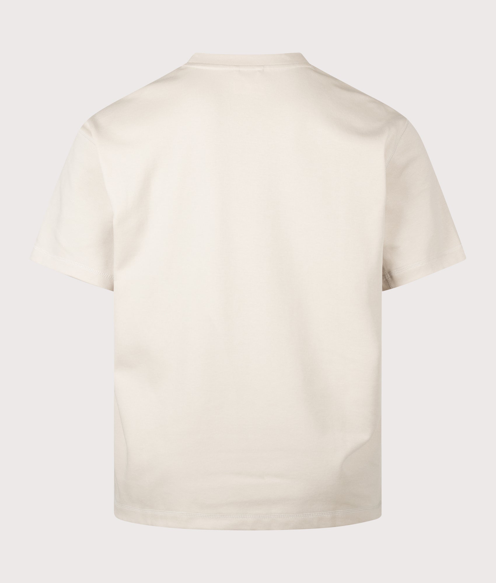 Columbia Echo Passage Crew T-Shirt in  Dark Stone at EQVVS Menswear. Back shot.