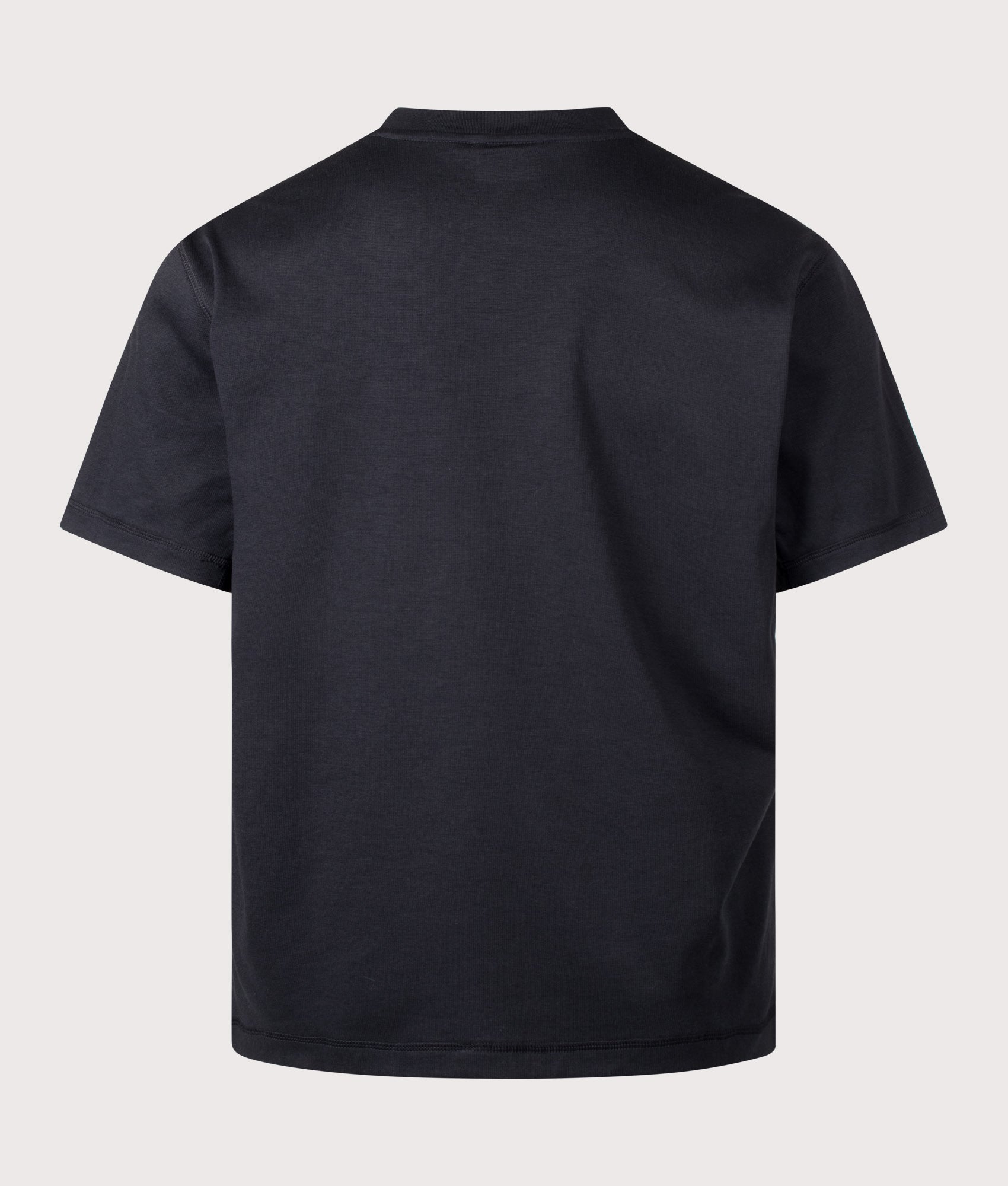 Columbia Echo Passage Crew T-Shirt in Black at EQVVS Menswear. Back shot.