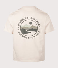 CSC Outdoor Back Graphic T-Shirt: 278 Dark Stone/Scoped View 