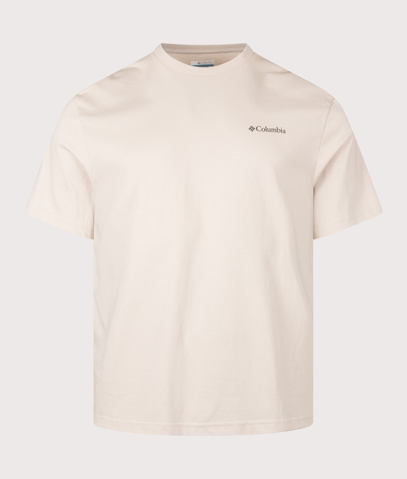 Columbia CSC Outdoor Back Graphic T-Shirt in Dark Stone at EQVVS Menswear. Front shot.