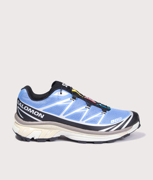 XT-6 GTX Sneakers in Ultramarine/Ftw Silver/Black | SALOMON | EQVVS | Side shot 