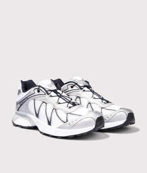 XT-WHISPER Sneakers by Salomon in White. Shot by EQVVS. Front Detail Shot.