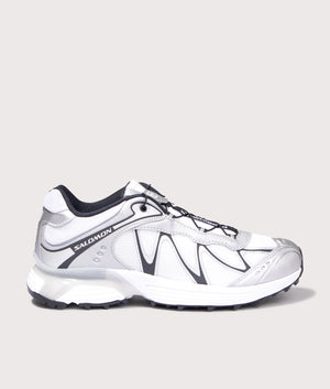 XT-WHISPER Sneakers by Salomon in White. Shot by EQVVS. Front Shot.